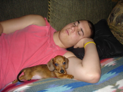 And he says I'm tired